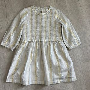 Crewcuts gold and silver dress